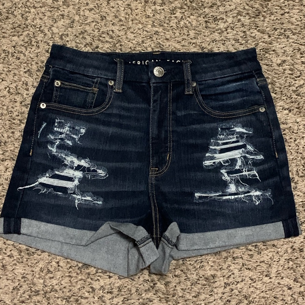 American Eagle Curvy Hi-Rise Shorty sz 8